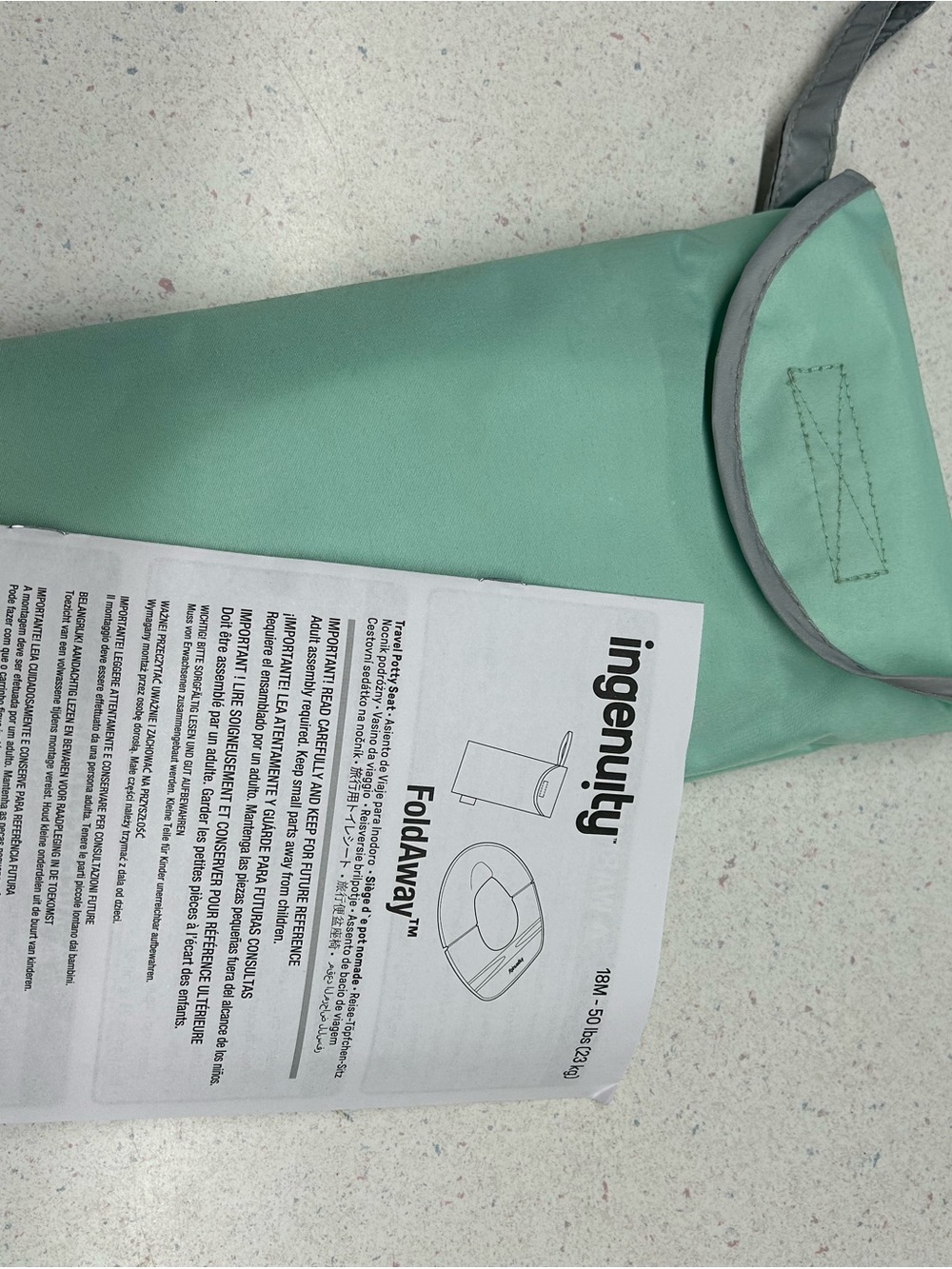 Ingenuity FoldAway Portable Kids Potty - Mint